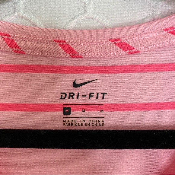Nike Women's Dri-Fit Sheer Striped Shirt - Picture 3 of 4